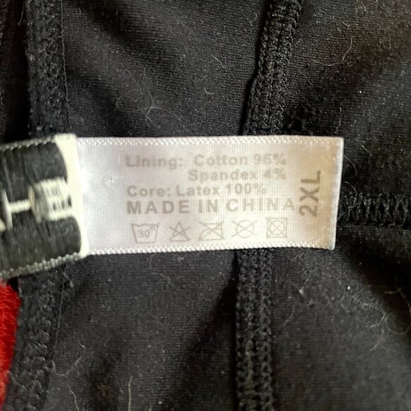 SHAPERX Black Tummy Control Body Shaper Thong Bodysuit Shapewear for Women 2X - Picture 9 of 9